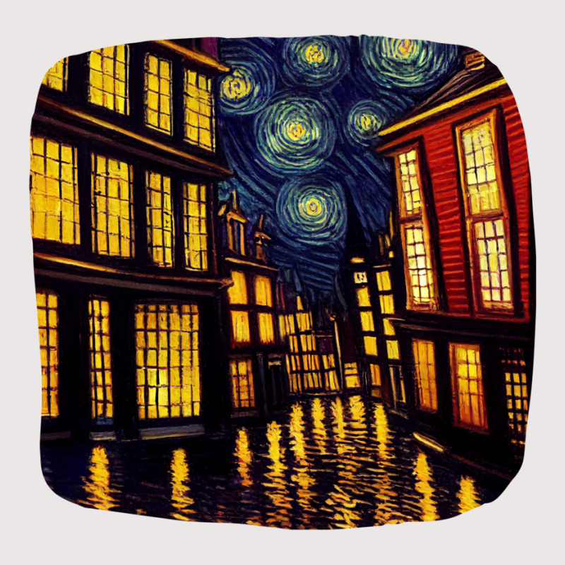 The Alley At A Starry Night Ii   Van Gogh Style Pocket T-Shirt by murhanixcayak | Artistshot