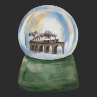 Steam Train In Crystal Ball Exclusive T-shirt | Artistshot