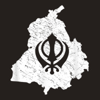 Punjab Map With Khanda For Punjabi Men Women Kids Tank Top | Artistshot