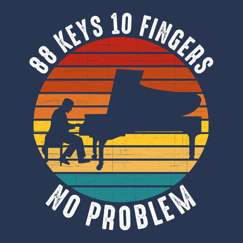 Trending 88 Keys 10 Fingers No Problem Piano Piani Men Denim Jacket | Artistshot