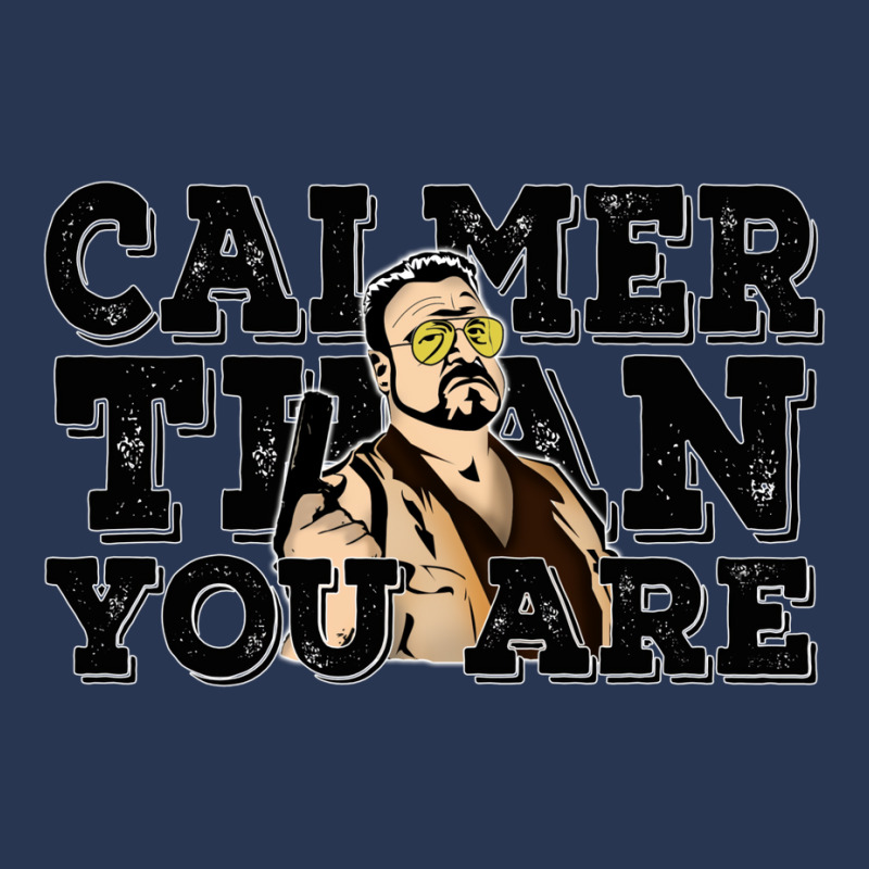 Calmer Than You Are  The Big Lebowski Men Denim Jacket | Artistshot