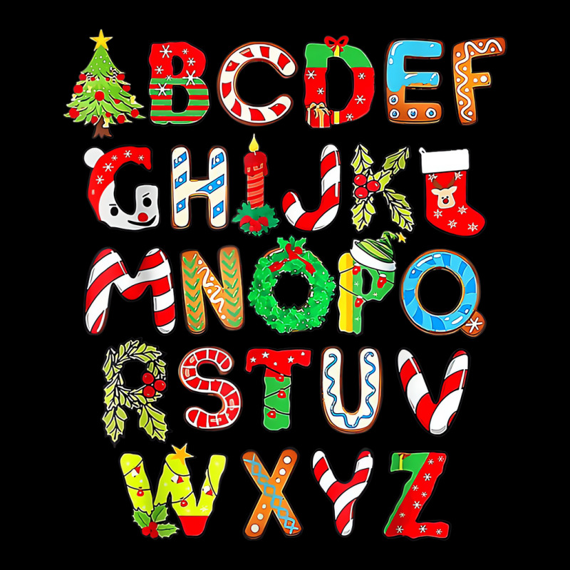 Christmas Alphabet Abc Kindergarten Teachers Funny Youth Jogger by voutsro | Artistshot