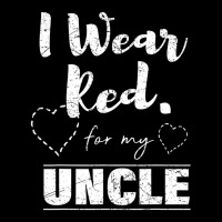 I Wear Red For My Uncle Tee, Heart Disease Awarene Zipper Hoodie | Artistshot