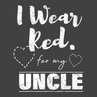 I Wear Red For My Uncle Tee, Heart Disease Awarene Vintage T-shirt | Artistshot