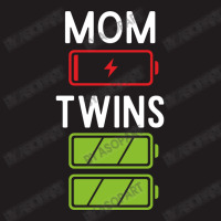 Mom Low Battery Twins Full Batteries Funny Gift For Twin Mama Waist Apron | Artistshot