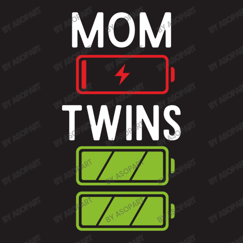 Mom Low Battery Twins Full Batteries Funny Gift For Twin Mama Waist Apron | Artistshot