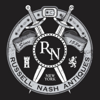 Russell Nash Antiques T-shirt | Artistshot