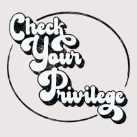 Check Your Privilege (white On Black Text) Pocket T-shirt | Artistshot