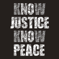 Know Justice No Peace Shirt Black Pride History Pr Tank Top | Artistshot