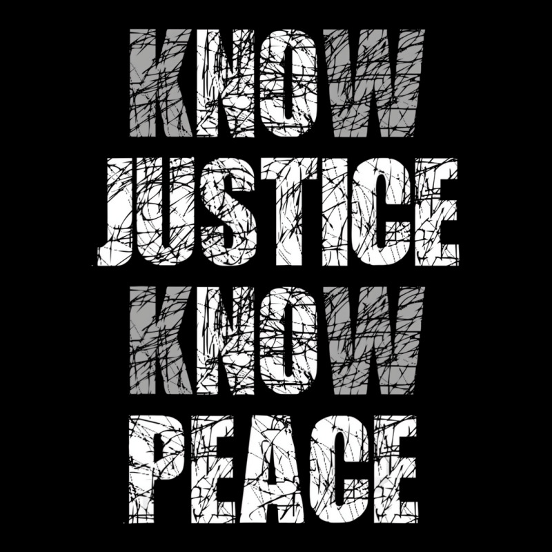 Know Justice No Peace Shirt Black Pride History Pr Men's Long Sleeve Pajama Set | Artistshot