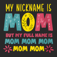 Womens Mothers Day Apparel My Nickname Is Mom V Ne Printed Hat | Artistshot