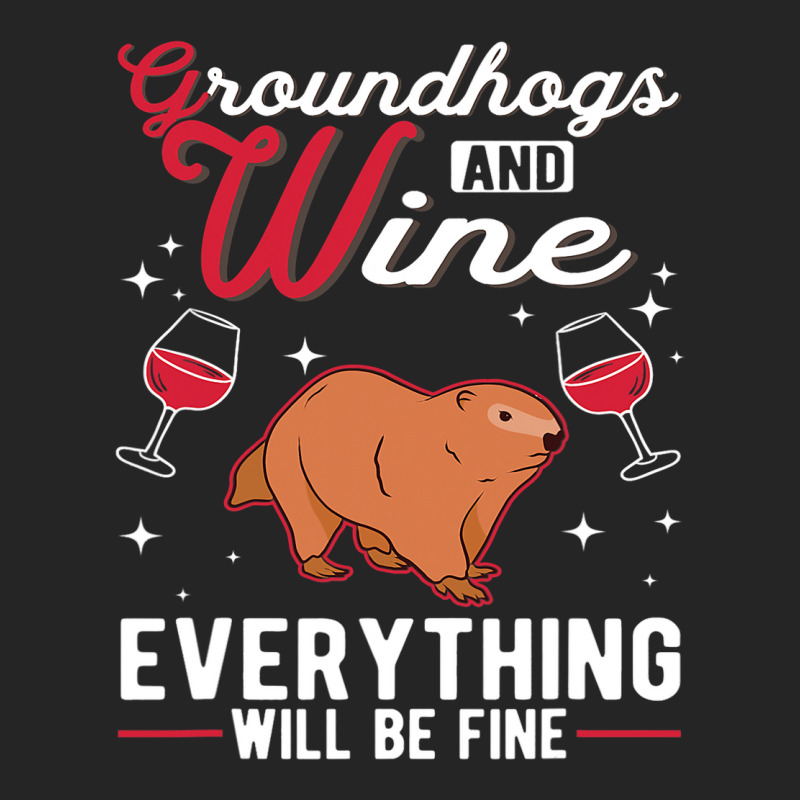 Marmot And Wine Groundhog Day Marmot Woodchuck Unisex Hoodie by PattonPlacex | Artistshot