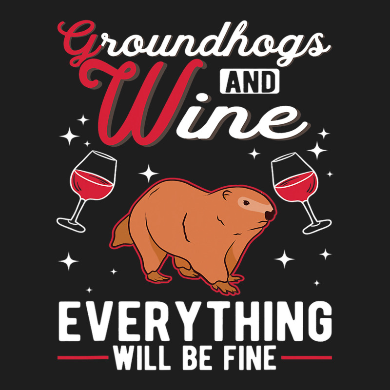 Marmot And Wine Groundhog Day Marmot Woodchuck Classic T-shirt by PattonPlacex | Artistshot