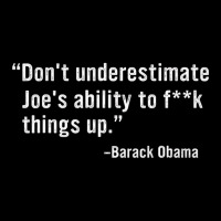 Don't Underestimate Joe's Ability To Fuck Things U Graphic T-shirt | Artistshot