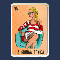 La Gringa Toxica Mexican Slang Lottery Bingo Cards Men Denim Jacket | Artistshot