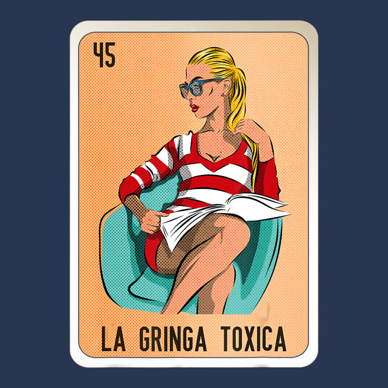 La Gringa Toxica Mexican Slang Lottery Bingo Cards Men Denim Jacket by heffopance | Artistshot