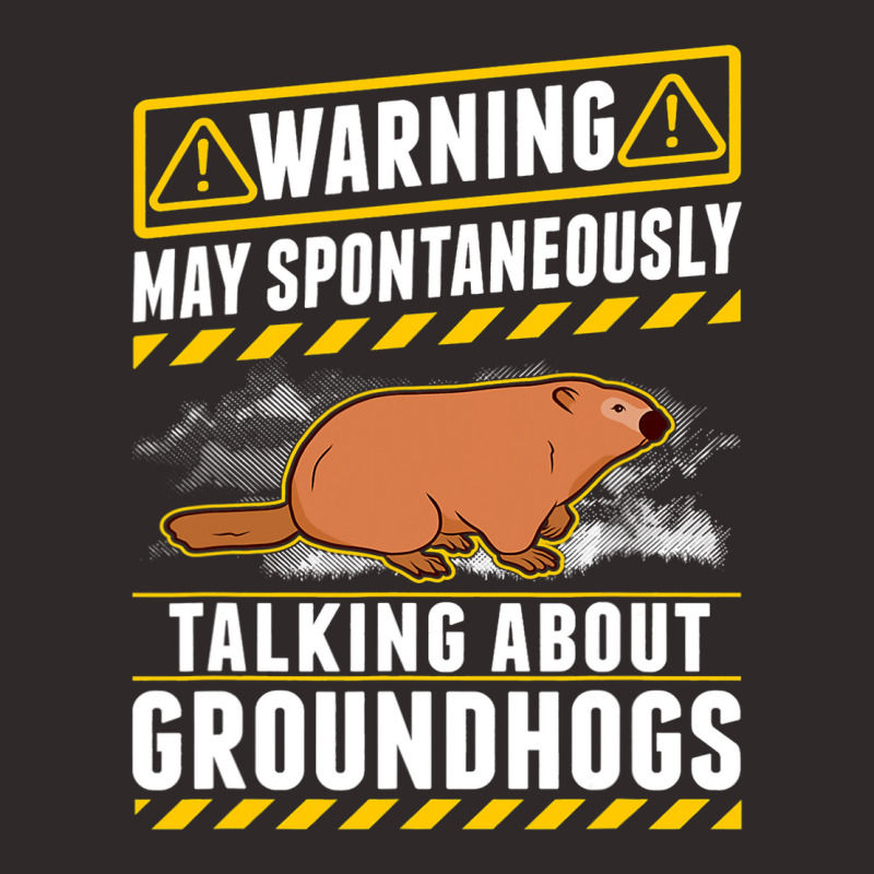 May Spontaneously Talk About Groundhogs Marmot 1 Racerback Tank by PattonPlacex | Artistshot