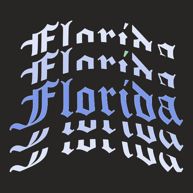 Limited Edition Florida Vintage Letter (2) Ladies Fitted T-Shirt by rebeccacameron | Artistshot