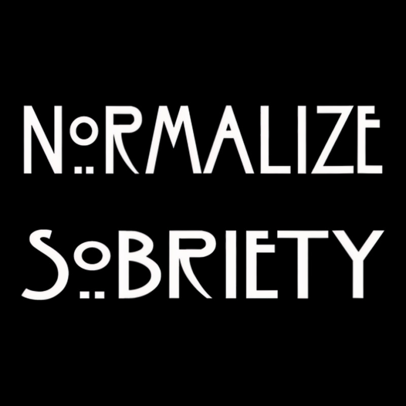 Normalize Sobriety T Shirt Long Sleeve Baby Bodysuit by bonne | Artistshot