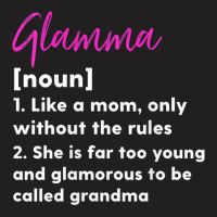 Womens Glamma Definition Funny Grandma Grandmother T-shirt | Artistshot