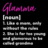 Womens Glamma Definition Funny Grandma Grandmother Adjustable Cap | Artistshot