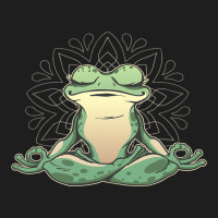 Meditating Yoga Frog Classic T-shirt | Artistshot