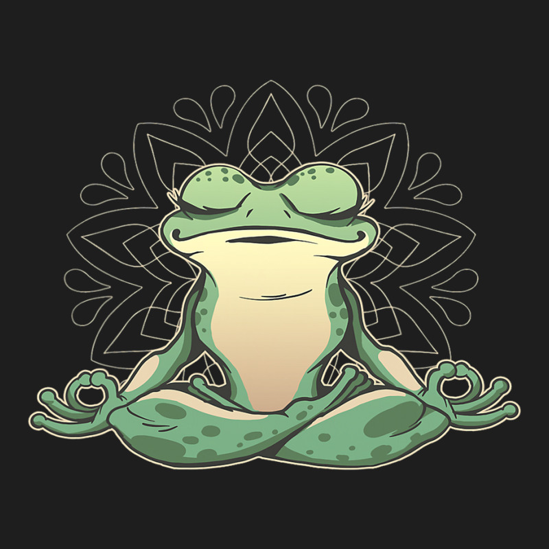 Meditating Yoga Frog Classic T-shirt by PattonPlacex | Artistshot