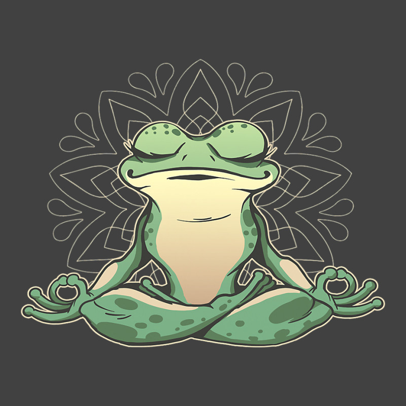 Meditating Yoga Frog Vintage T-Shirt by PattonPlacex | Artistshot