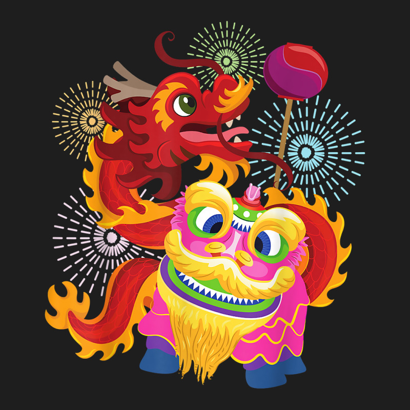 Happy Chinese New Year 2023 Lion Dragon Dance Luna Classic T-shirt by ewubea | Artistshot