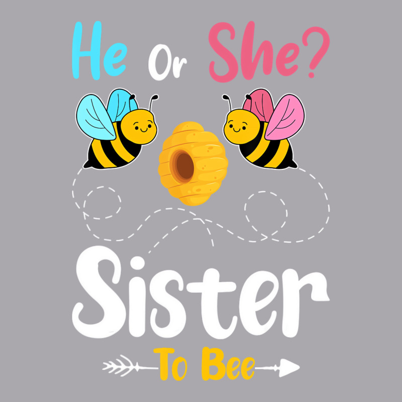 Gender Reveal He Or She Sister To Bee Baby Announc Youth 3/4 Sleeve | Artistshot