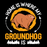 Home Is Where My Groundhog Is Marmot 1 Men's 3/4 Sleeve Pajama Set | Artistshot