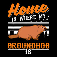 Home Is Where My Groundhog Is Marmot 2 Adjustable Cap | Artistshot