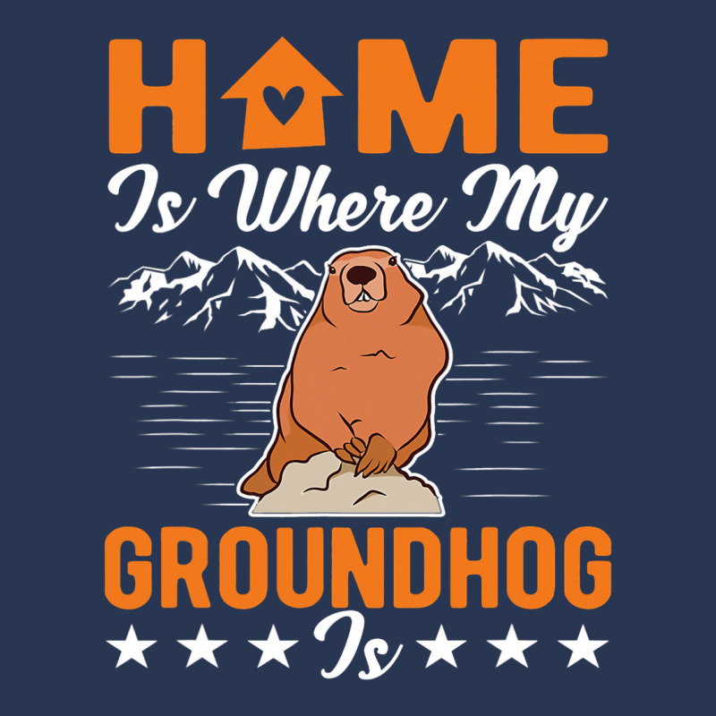 Home Is Where My Groundhog Is Woodchuck Marmot Men Denim Jacket by XAVIERESPREE | Artistshot