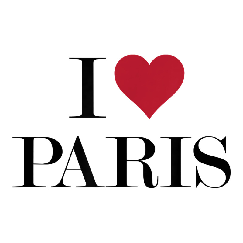 I Love Heart Paris France T Shirt Unisex Hoodie by ewubea | Artistshot