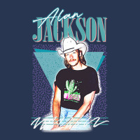 Alan Jackson  Conception De Ventilateur De Style D Men Denim Jacket | Artistshot