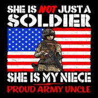 Mens My Niece Is A Soldier Proud Army Uncle Milita Adjustable Cap | Artistshot