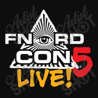 Fnordcon 5 Live! (white Letters) Crop Top | Artistshot