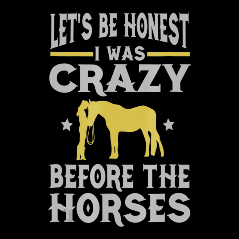 Let's Be Honest I Was Crazy Before The Horses Tshi Fleece Short | Artistshot