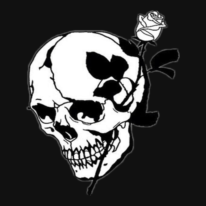 Aesthetic Skull Rose Shield Patch | Artistshot