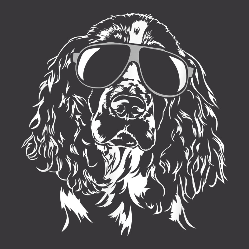 Funny English Springer Spaniel Sunglasses Dog Mom Ladies Curvy T-Shirt by yucalsye | Artistshot