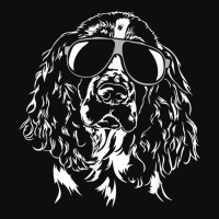 Funny English Springer Spaniel Sunglasses Dog Mom Crop Top | Artistshot