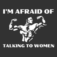 I'm Afraid Of Talking To Women Satirical Workout T Baby Bodysuit | Artistshot