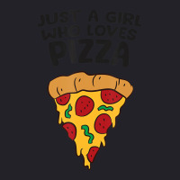 Just A Girl Who Loves Pizza T Shirt Unisex Sherpa-lined Denim Jacket | Artistshot