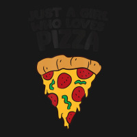 Just A Girl Who Loves Pizza T Shirt Flannel Shirt | Artistshot