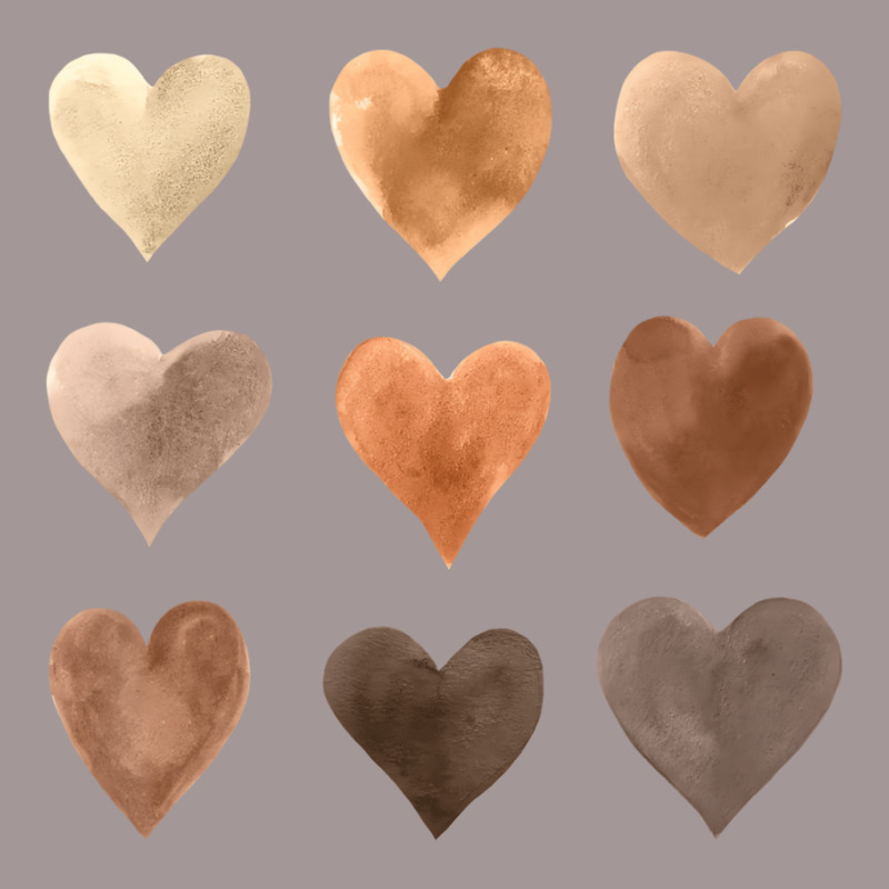 Diversity Heart Skin Tones Black Kindness Melanin Vintage Short | Artistshot