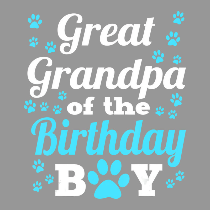 Great Grandpa Of The Birthday Boy Dog Paw Bday Par Women's V-Neck T-Shirt by ravand | Artistshot