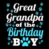 Great Grandpa Of The Birthday Boy Dog Paw Bday Par Legging | Artistshot