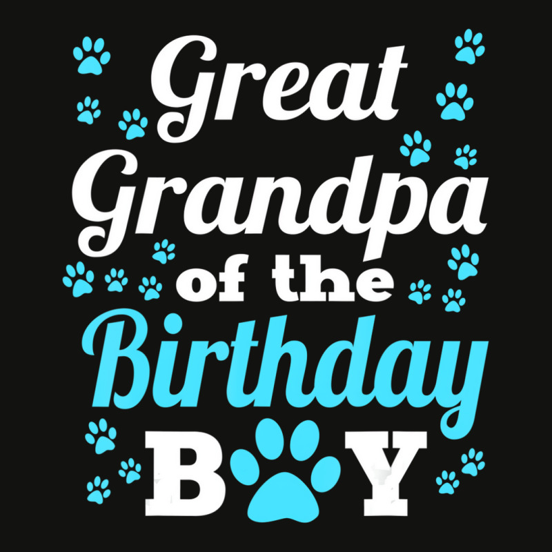 Great Grandpa Of The Birthday Boy Dog Paw Bday Par Scorecard Crop Tee by ravand | Artistshot