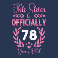 78th Birthday Sister 78 Years Old Cool Men Denim Jacket | Artistshot