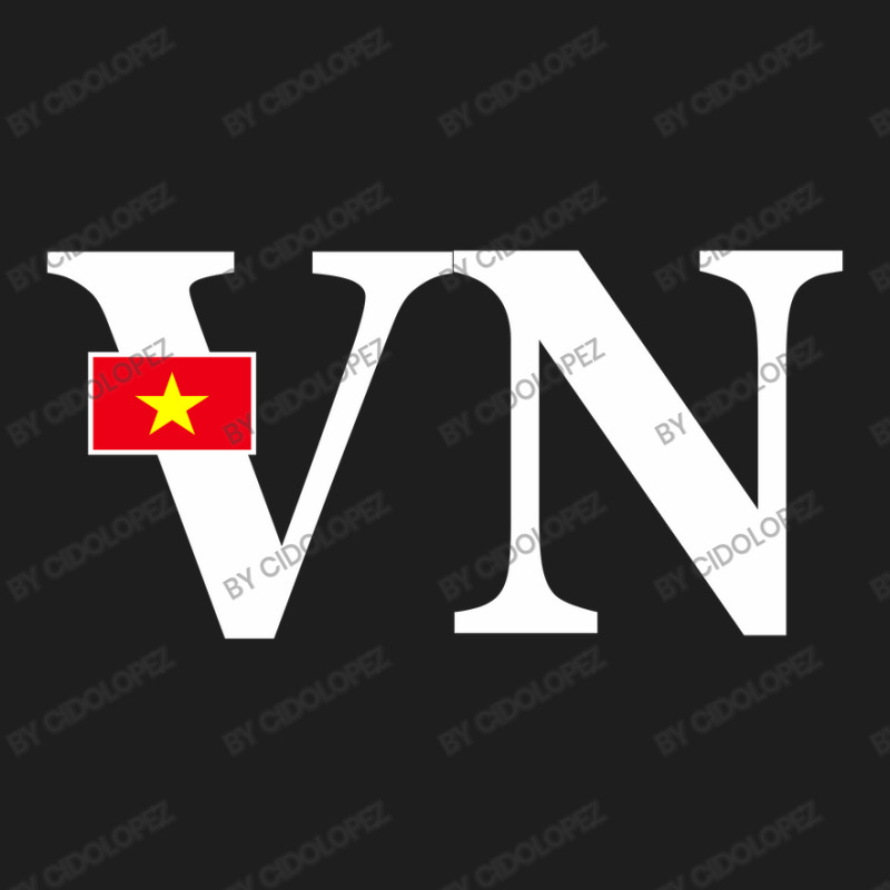 Vietnam Flag And Country Initials Classic T-shirt by cidolopez | Artistshot